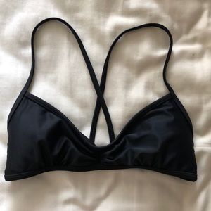 simple black bikini top perfect for summer